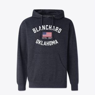 Blanchard Oklahoma Patriot Cotton Hoodie Sweatshirt