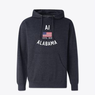 Ai Alabama Patriot Cotton Hoodie Sweatshirt
