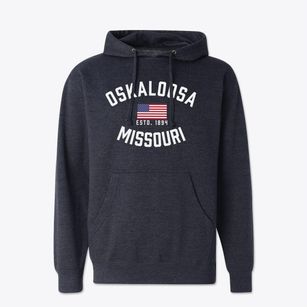 Oskaloosa Missouri Patriot Cotton Hoodie Sweatshirt