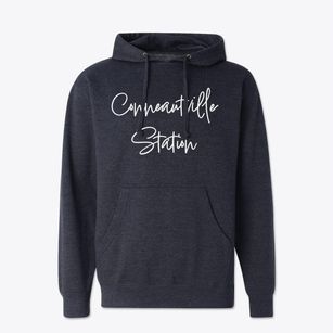 Conneautville Station Pennsylvania Freestyle Cotton Hoodie Sweatshirt