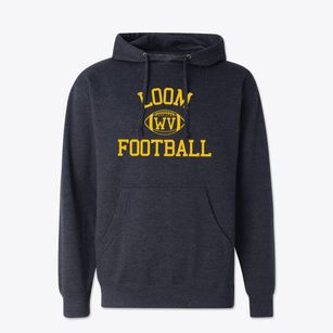 Loom West Virginia Football Cotton Hoodie Sweatshirt