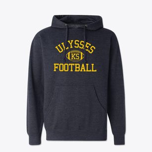 Ulysses Kansas Football Cotton Hoodie Sweatshirt