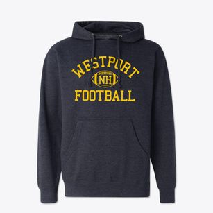 Westport New Hampshire Football Cotton Hoodie Sweatshirt