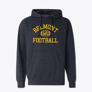 Belmont Mississippi Football Cotton Hoodie Sweatshirt