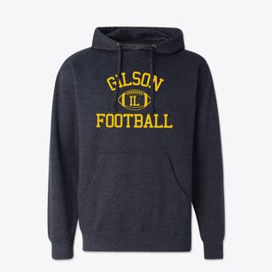Gilson Illinois Football Cotton Hoodie Sweatshirt
