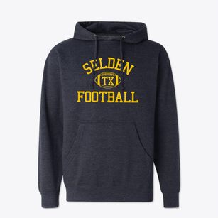 Selden Texas Football Cotton Hoodie Sweatshirt