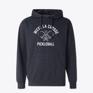 West La Crosse Wisconsin Pickleball Cotton Hoodie Sweatshirt