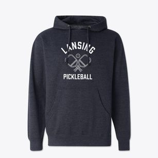 Lansing Ohio Pickleball Cotton Hoodie Sweatshirt