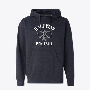 Halfway Virginia Pickleball Cotton Hoodie Sweatshirt