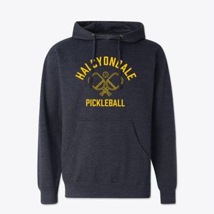 Halcyondale Georgia Pickleball Cotton Hoodie Sweatshirt