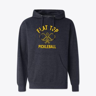 Flat Top West Virginia Pickleball Cotton Hoodie Sweatshirt