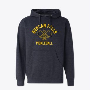 Duncan Falls Ohio Pickleball Cotton Hoodie Sweatshirt