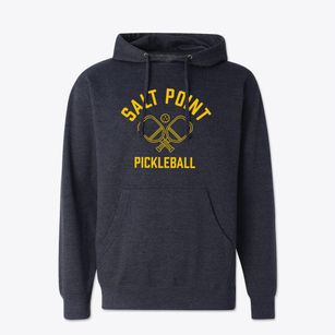Salt Point New York Pickleball Cotton Hoodie Sweatshirt