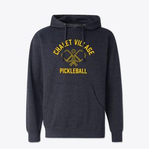 Chalet Village Tennessee Pickleball Cotton Hoodie Sweatshirt