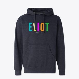 Eliot Maine Color Pop Cotton Hoodie Sweatshirt