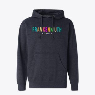 Frankenmuth Michigan Color Pop Cotton Hoodie Sweatshirt