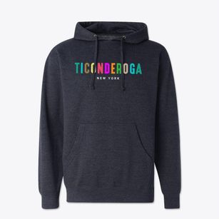 Ticonderoga New York Color Pop Cotton Hoodie Sweatshirt