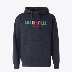 Adairsville Georgia Color Pop Cotton Hoodie Sweatshirt