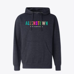 Allenstown New Hampshire Color Pop Cotton Hoodie Sweatshirt