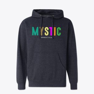 Mystic Connecticut Color Pop Cotton Hoodie Sweatshirt