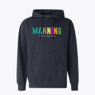 Manning South Carolina Color Pop Cotton Hoodie Sweatshirt