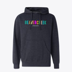 Beavercreek Oregon Color Pop Cotton Hoodie Sweatshirt
