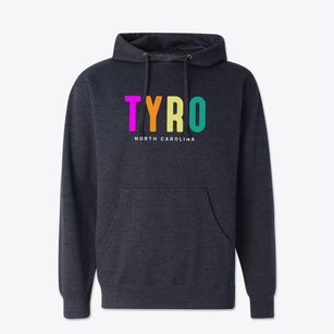 Tyro North Carolina Color Pop Cotton Hoodie Sweatshirt