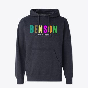 Benson North Carolina Color Pop Cotton Hoodie Sweatshirt
