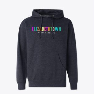 Elizabethtown North Carolina Color Pop Cotton Hoodie Sweatshirt