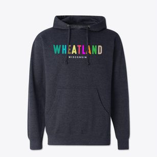 Wheatland Wisconsin Color Pop Cotton Hoodie Sweatshirt