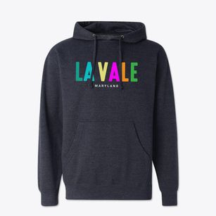 La Vale Maryland Color Pop Cotton Hoodie Sweatshirt