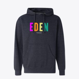 Eden Texas Color Pop Cotton Hoodie Sweatshirt
