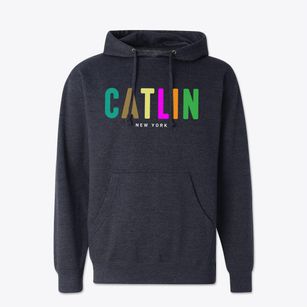 Catlin New York Color Pop Cotton Hoodie Sweatshirt