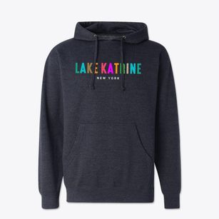 Lake Katrine New York Color Pop Cotton Hoodie Sweatshirt