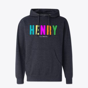 Henry Illinois Color Pop Cotton Hoodie Sweatshirt
