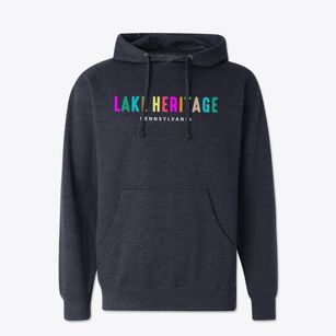 Lake Heritage Pennsylvania Color Pop Cotton Hoodie Sweatshirt