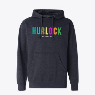 Hurlock Maryland Color Pop Cotton Hoodie Sweatshirt
