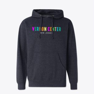 Vernon Center New Jersey Color Pop Cotton Hoodie Sweatshirt