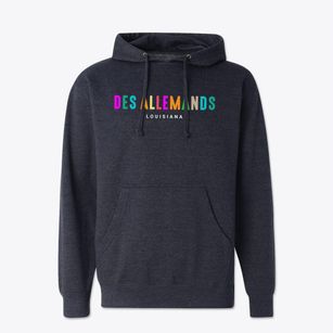 Des Allemands Louisiana Color Pop Cotton Hoodie Sweatshirt