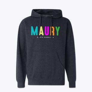 Maury North Carolina Color Pop Cotton Hoodie Sweatshirt