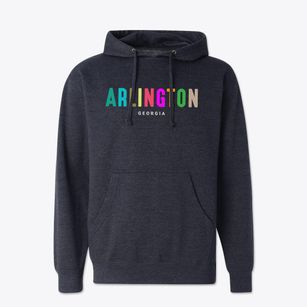 Arlington Georgia Color Pop Cotton Hoodie Sweatshirt
