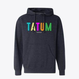 Tatum Texas Color Pop Cotton Hoodie Sweatshirt