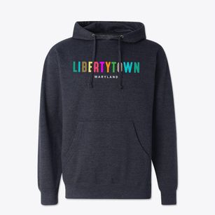 Libertytown Maryland Color Pop Cotton Hoodie Sweatshirt