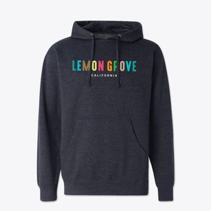Lemon Grove California Color Pop Cotton Hoodie Sweatshirt