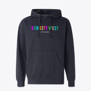 Sun City West Arizona Color Pop Cotton Hoodie Sweatshirt