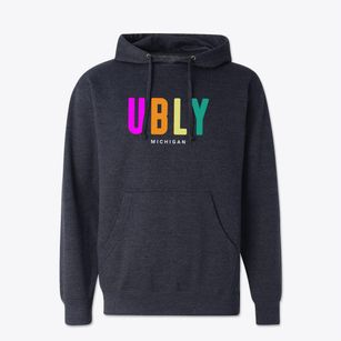 Ubly Michigan Color Pop Cotton Hoodie Sweatshirt