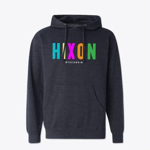 Hixon Wisconsin Color Pop Cotton Hoodie Sweatshirt