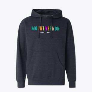 Mount Vernon Maryland Color Pop Cotton Hoodie Sweatshirt
