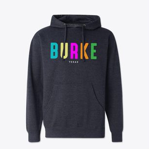 Burke Texas Color Pop Cotton Hoodie Sweatshirt