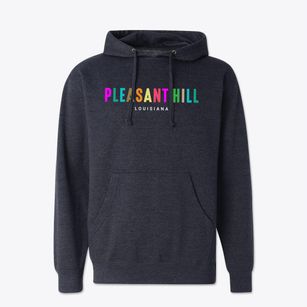 Pleasant Hill Louisiana Color Pop Cotton Hoodie Sweatshirt